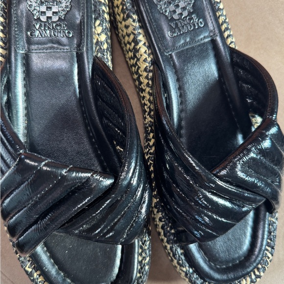 Vince Camuto Black Slide Sandals - Picture 3 of 4
